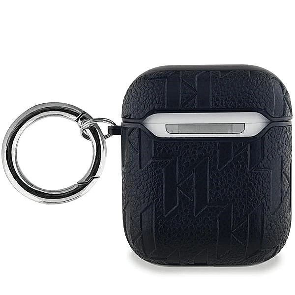 Etui Karl Lagerfeld Monogram Karl & Choupette Head na AirPods 1 / 2 -