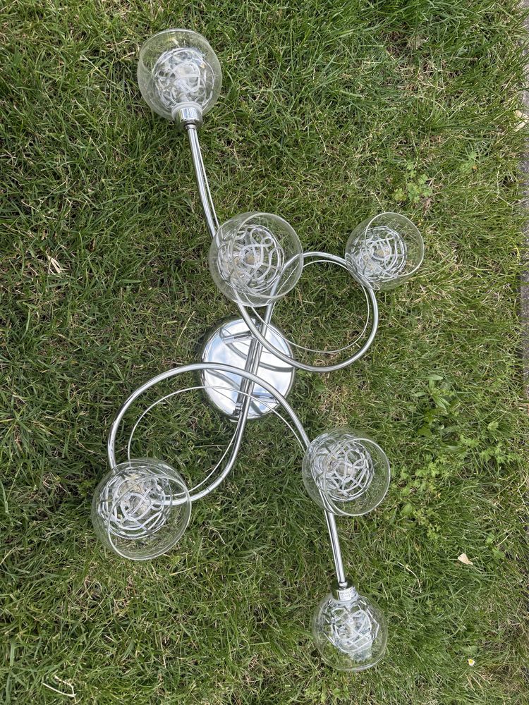 Żyrandol plafon lampa ozdobna glamour