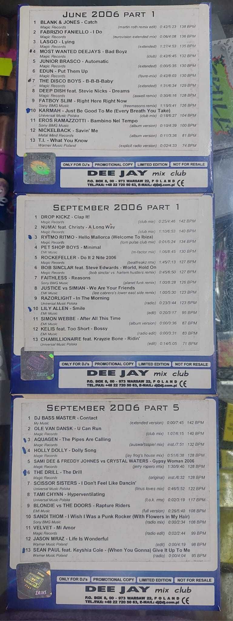 DJMC Dee Jay mix club oryginał CD legal muza składanka zagr i pol 2006