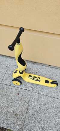 Hulajnoga Scoot And Ride żółta