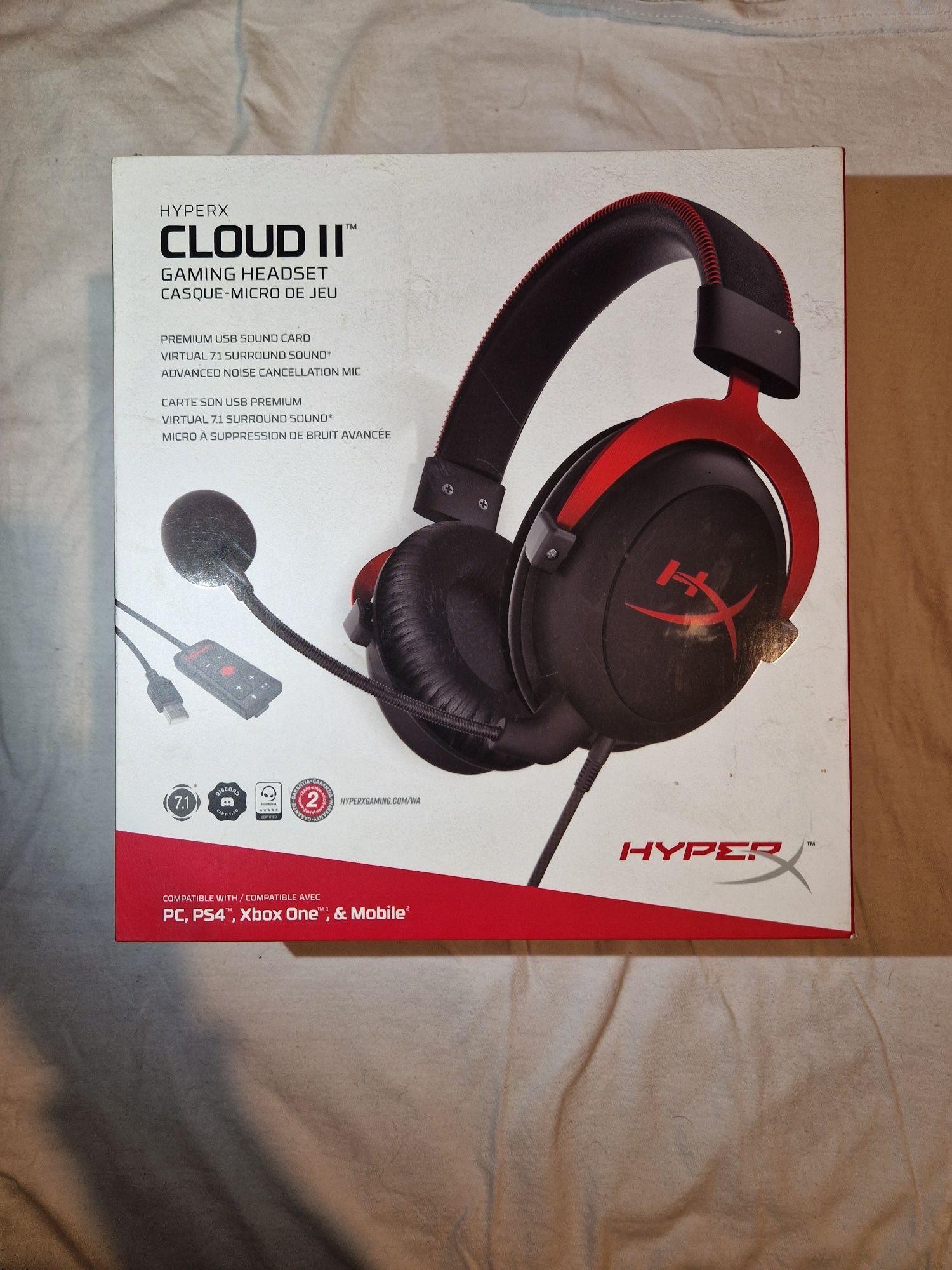 Słuchawki hyperx cloud 2