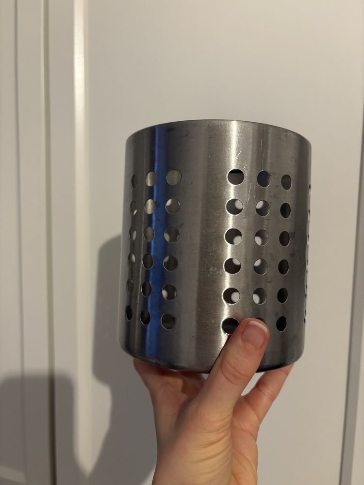 Ikea Ordning Pojemnik na sztućce, stal nierdz, 13.5 cm
