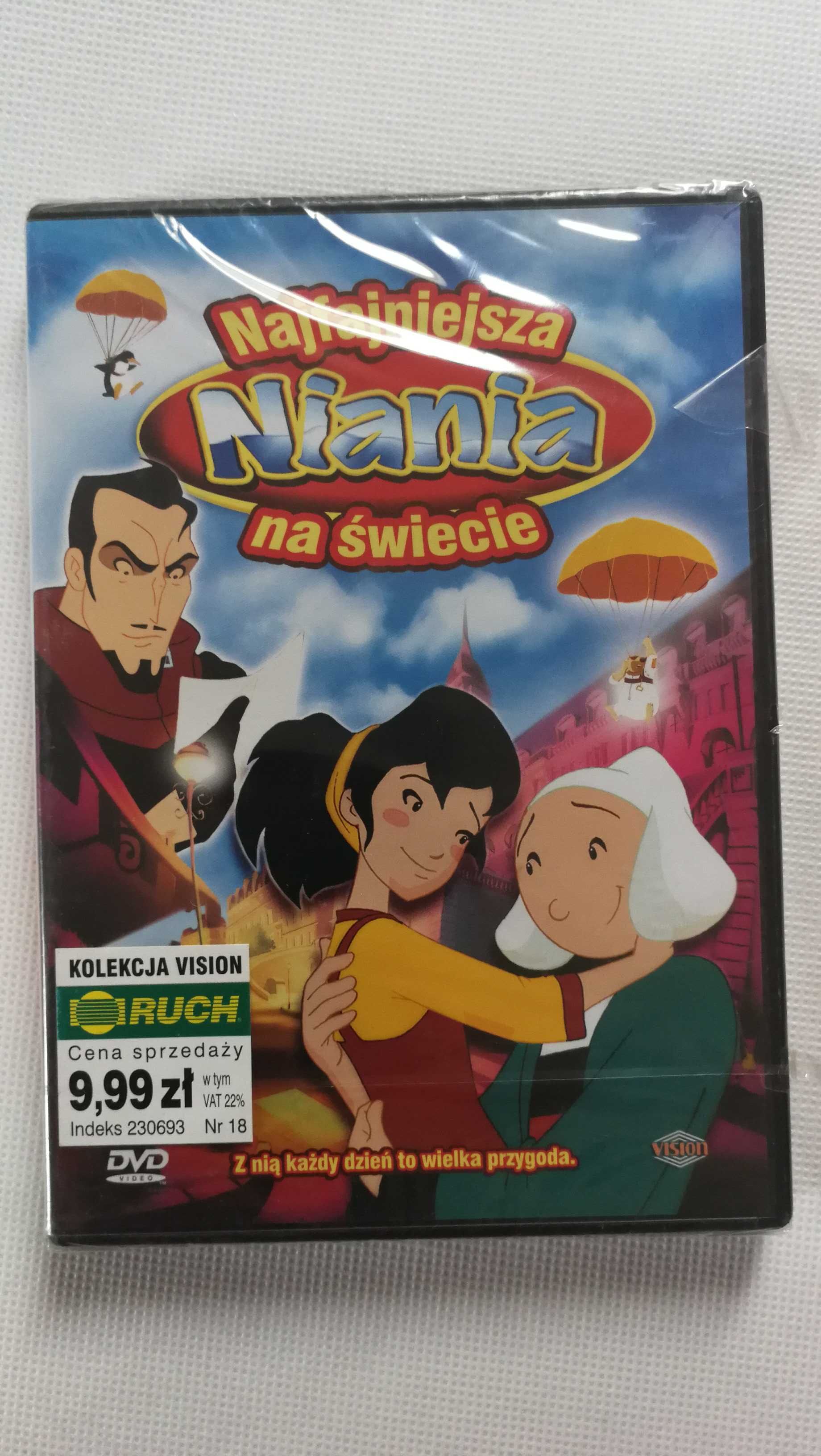 Najfajniejsza Niania na Świecie bajka DVD nowe folia