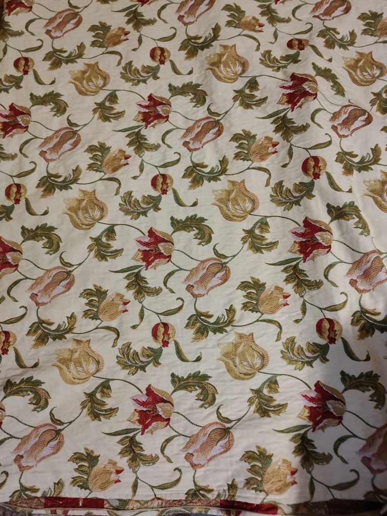 Zasłony okienne, materiał obiciowy230/130 cm.2 szt.