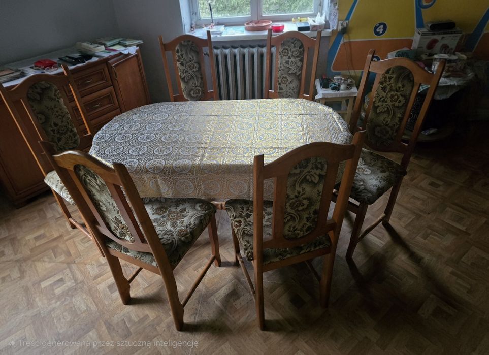 Krzesla 6 sztuk jak nowe