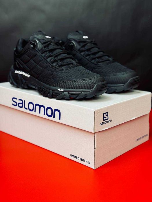 Salomon Black GORE-TEX Мужские непромокаемые осенние кроссовки саламон