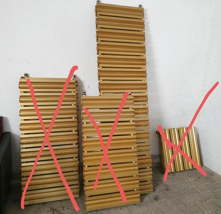 Grzejniki aluminiowe Kaloryfer złote żeberka