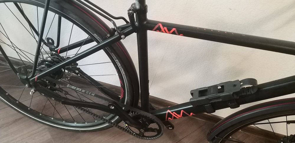 Велосипед Cube Travel SL планетарка, динамовтулка, на карбоновом ремне