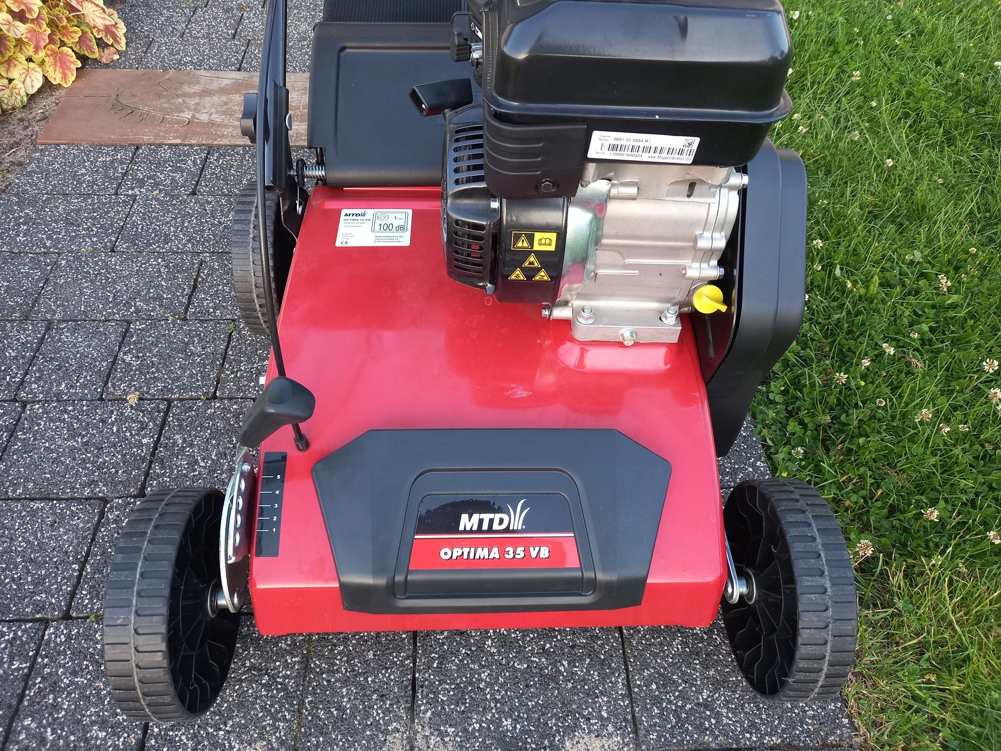 Aerator wertykulator MTD optima 35 vb Briggs Stratton jak nowy