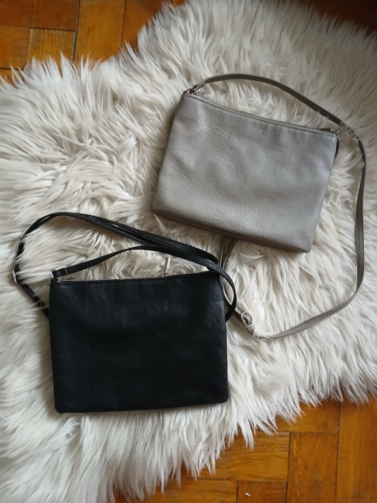 Zestaw 3 torebek, 1 duża a4, 2 mniejsze. H&M.