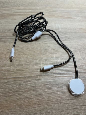 USB-C кабель 2в1, для Apple Watch та Apple Lightning з 20w USB-C