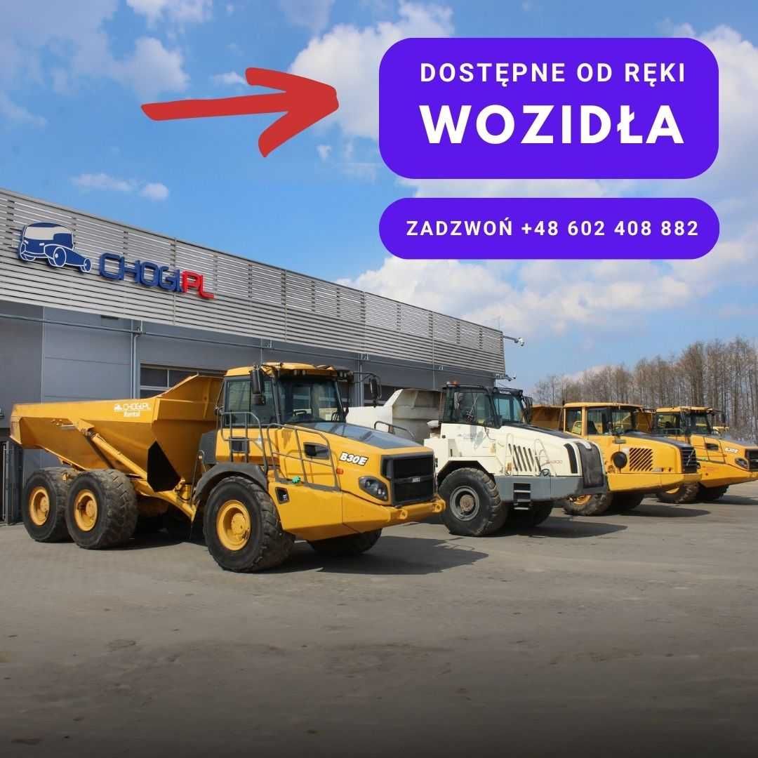 Wozidło przegubowe BELL B30E 6x6 - wynajem wozidła duży wybór