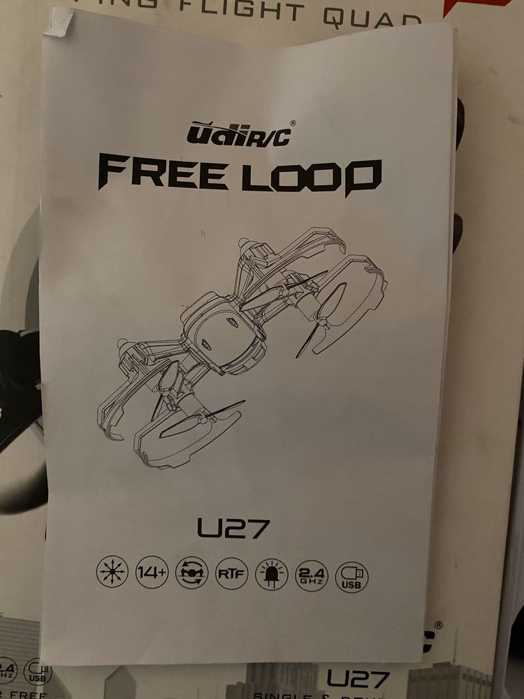 Квадрокоптер дрон UDIRC Free Loop U27