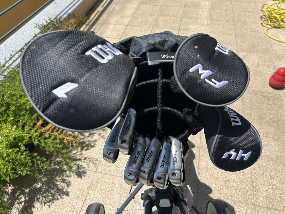 Set golf wilson xls + carrinho inesis