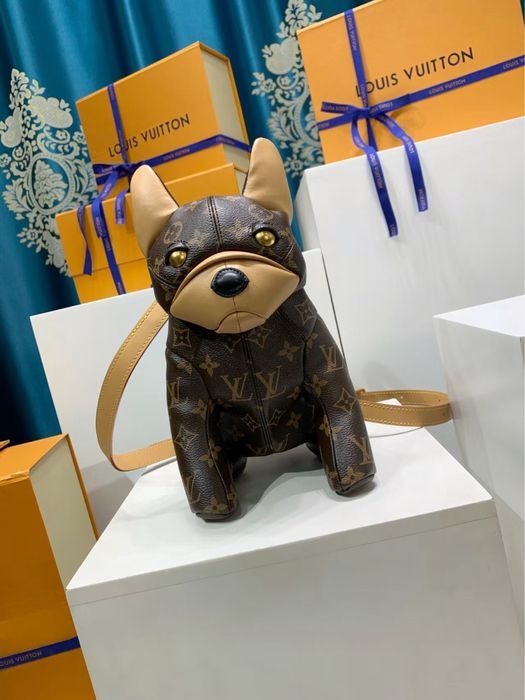 Louis Vuitton Dog pooch bag сумка мужская коричневая собака унисекс