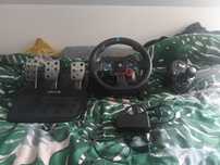 Logitech g29 + pedal box + shifter