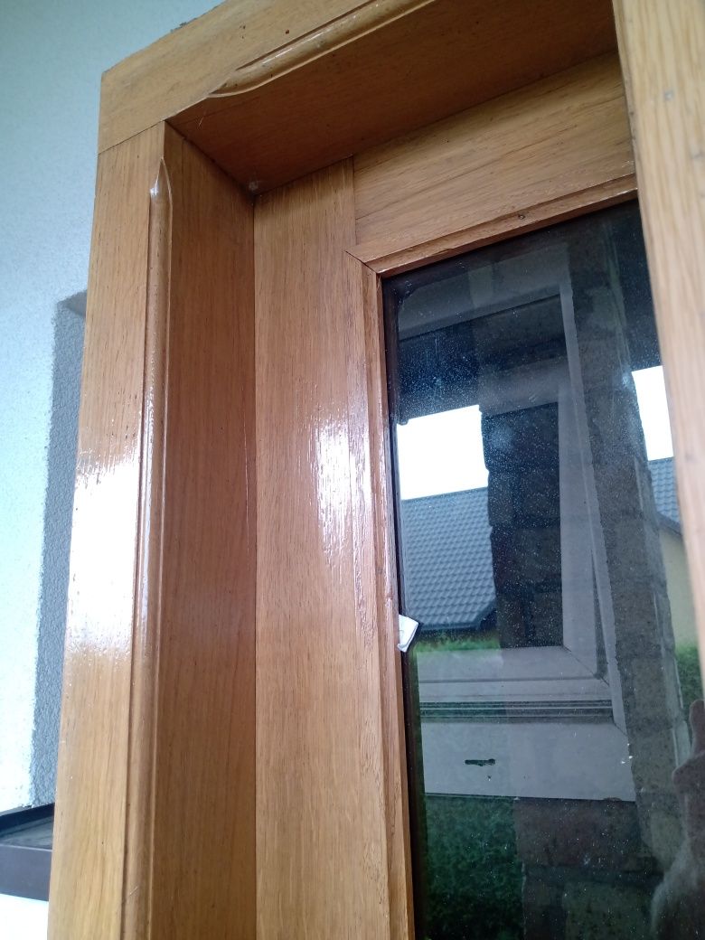 Drzwi zewnętrzne dębowe wejściowe