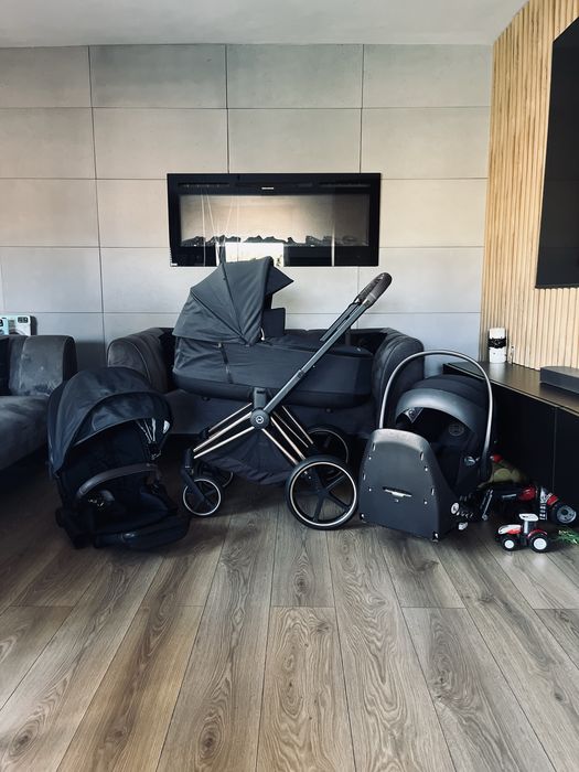Wózek 3w1+baza Cybex Priam 2.0 z fotelikiem Cybex Cloud Z