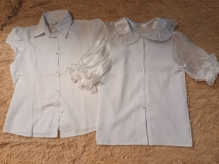 Лот кофта р140-152, рубашка, блузка, болеро, юбка