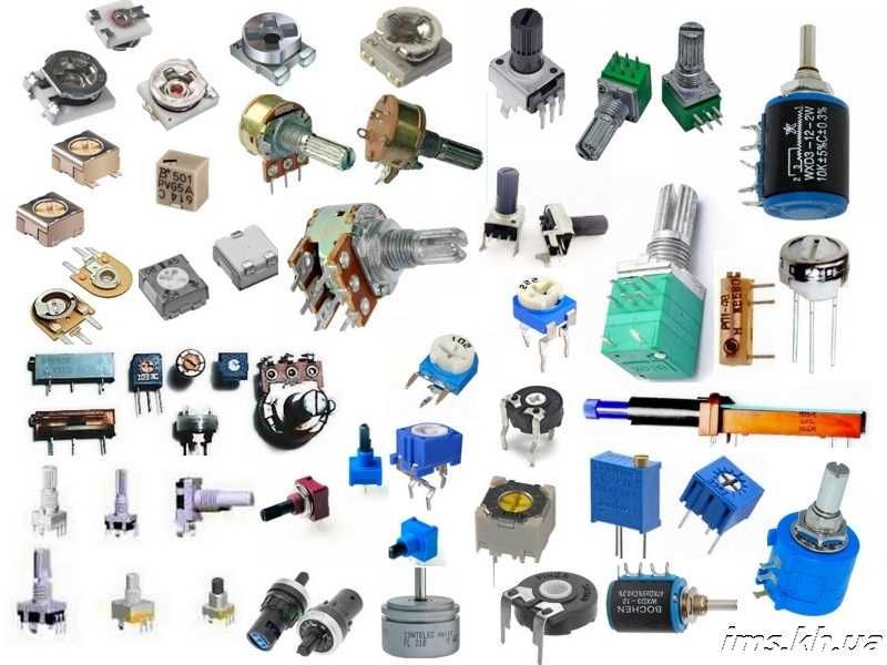 Сопротивления резисторы потенциометры выводные и SMD большой выбор