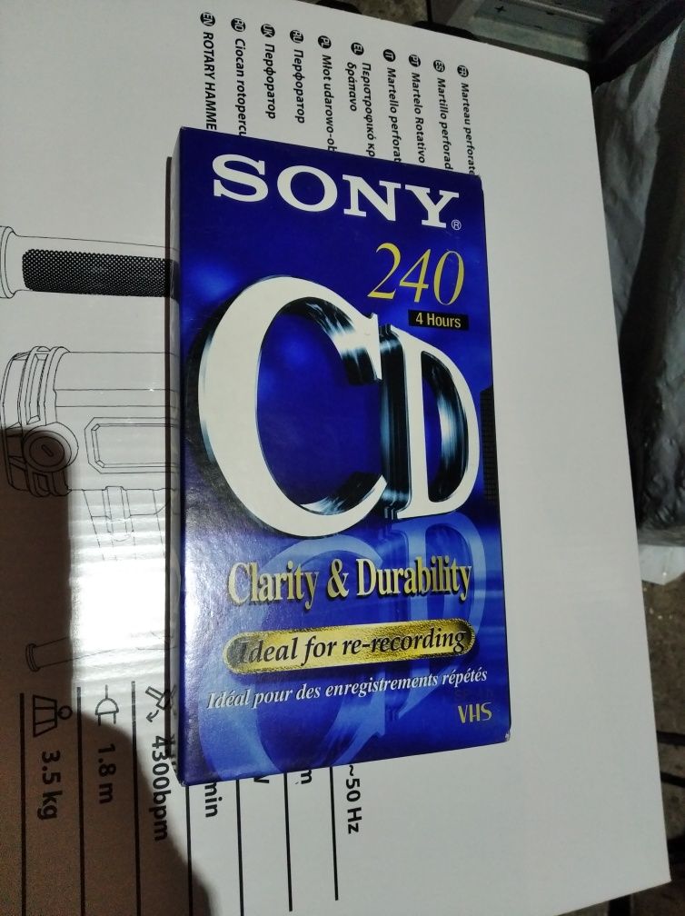 Видеокассета Sony 240 мин.
