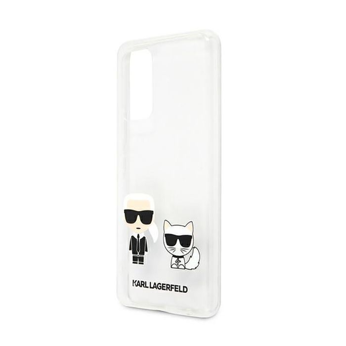 Karl Lagerfeld Ikonik & Choupette - Etui Samsung A53 (Przezroczysty)