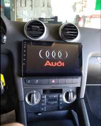 Rádio Android 12 com GPS Audi A3 8P (Artigo novo)