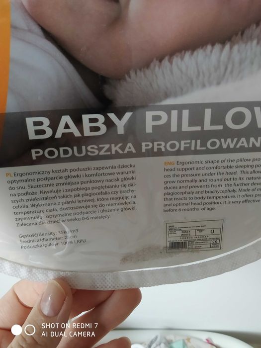 Poduszka profilowana dla niemowląt Qmed
