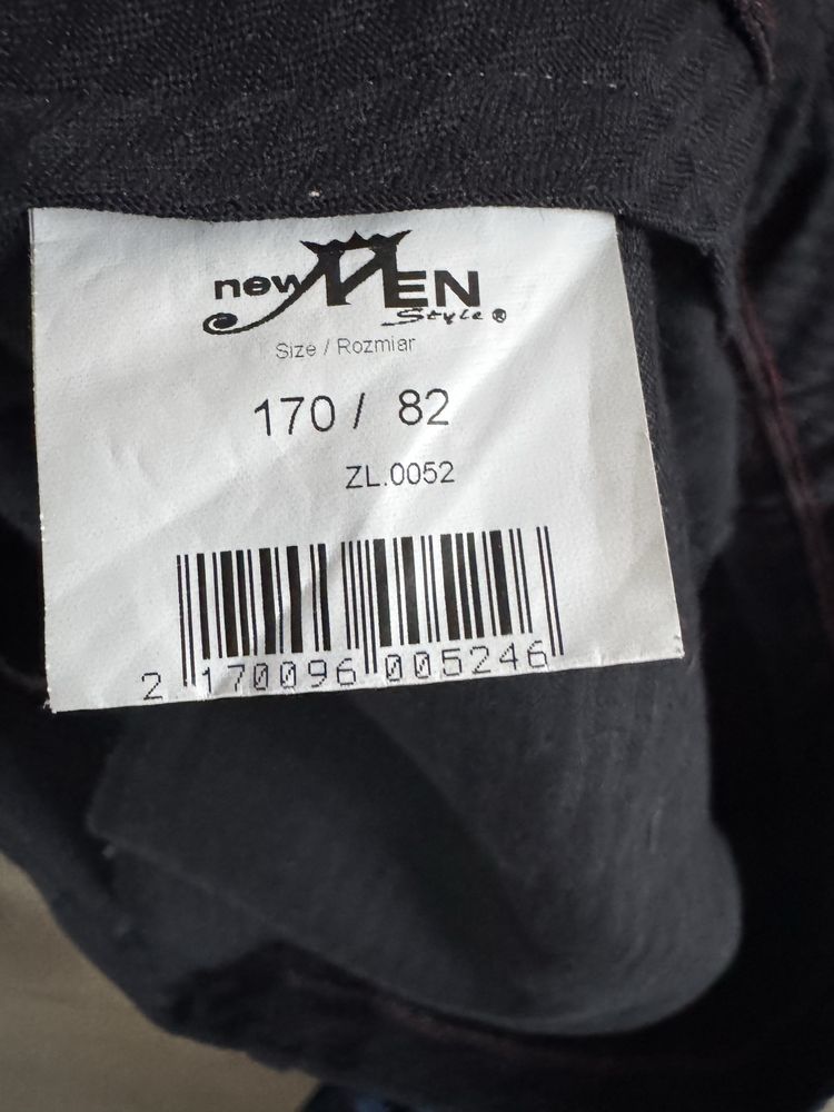 Męski garnitur New Men Style, czarny, rozmiar S