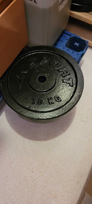 Talerze, ciężarki, obciążenie do ćwiczeń 10 kg AK SPORT