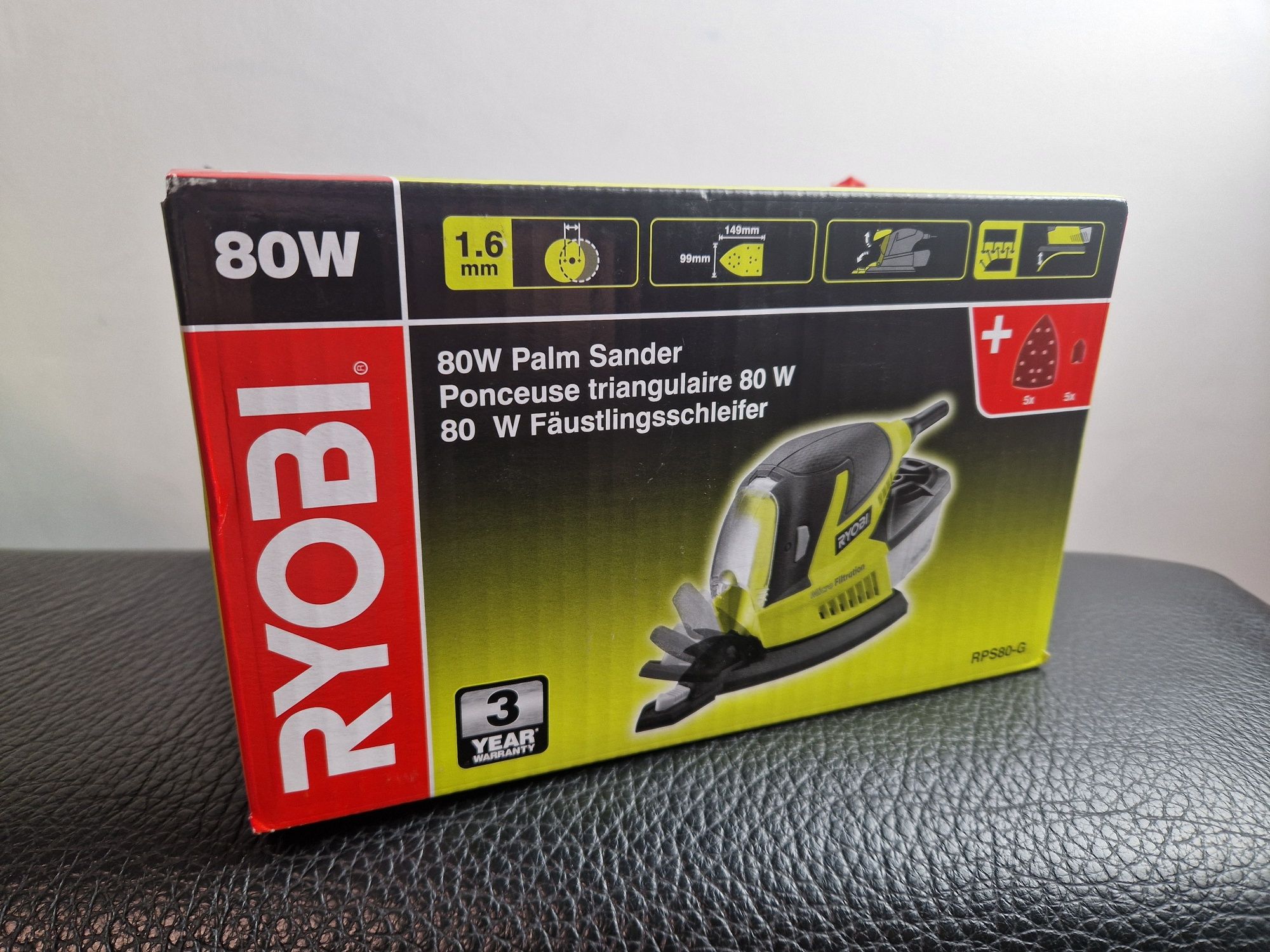 Szlifierka oscylacyjna RYOBI RPS80-G