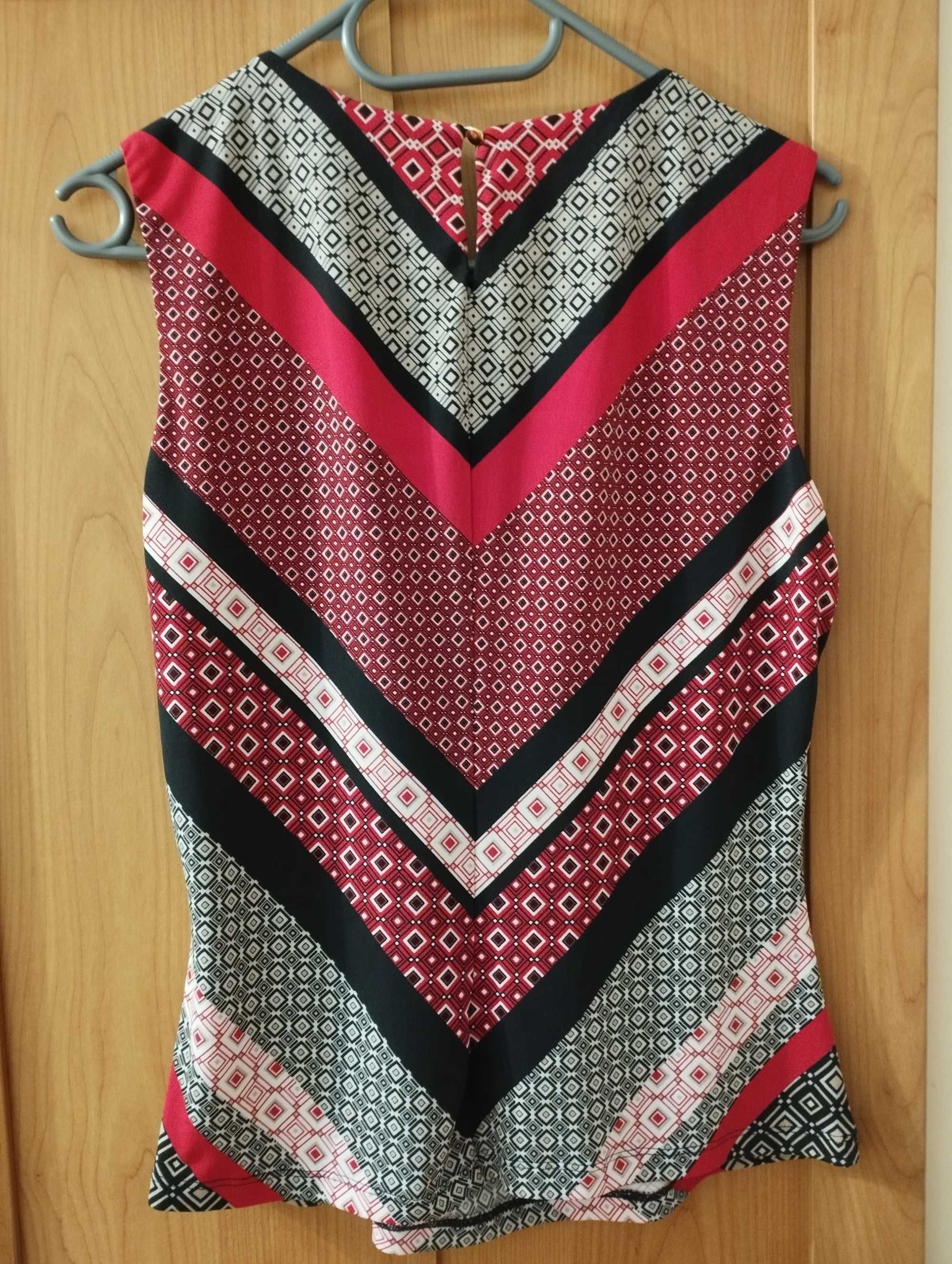 Bluzka bez rękawów boho Calvin Klein rozmiar S