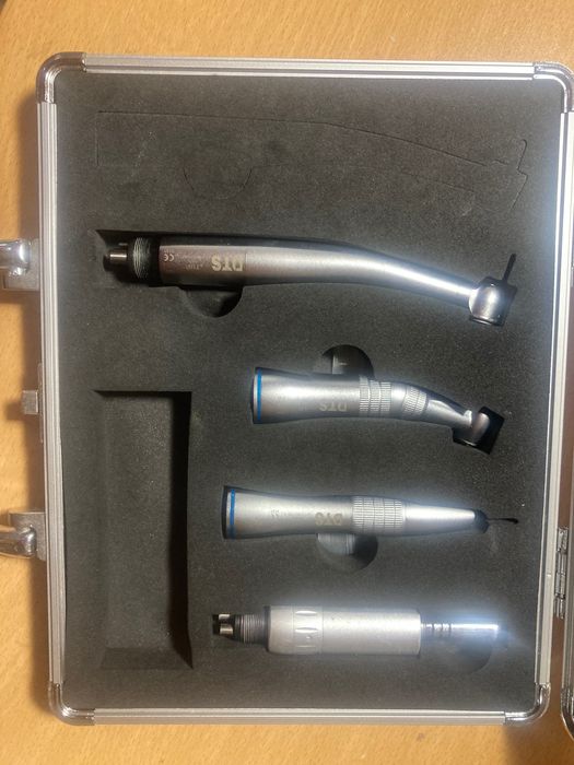 Kit turbina+contraangulo+peça mão+ micromotor da DTS