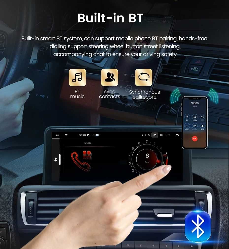 *(NOVO) Auto Rádio GPS ANDROID BMW E60, E61, E90, E91 (Série 3 e 5)