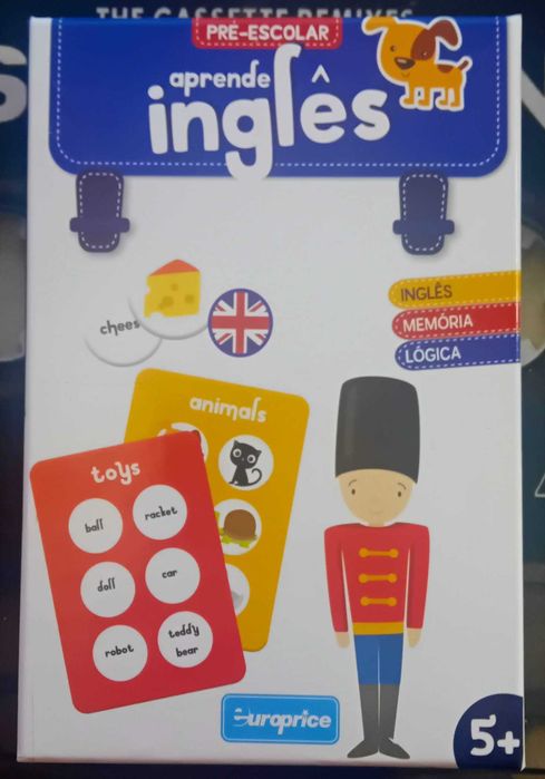 Conjunto "Aprende Inglês/Matemática - Pré-Escolar - Como Novos