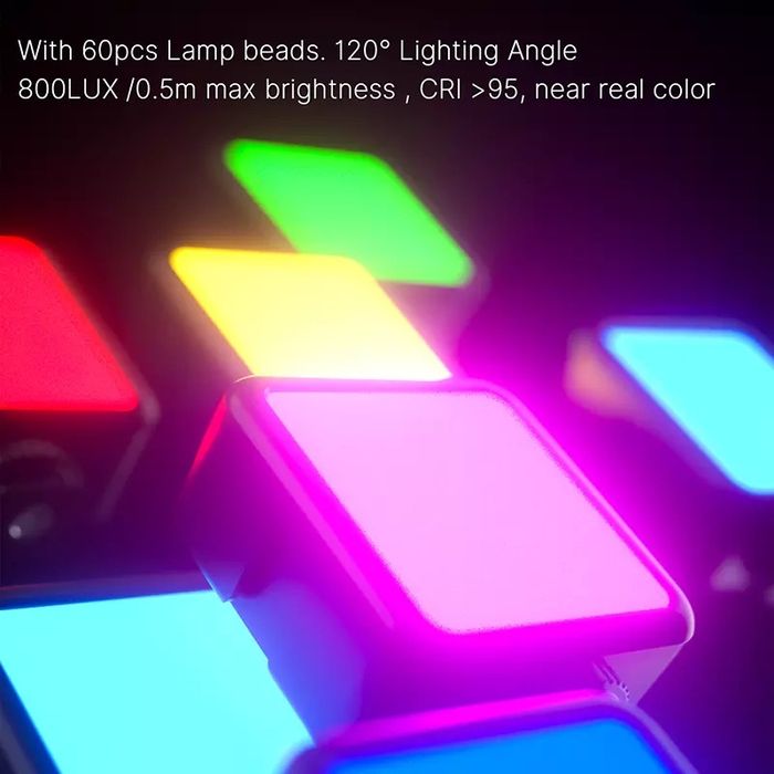 Luz LED fotográfica ULANZI VL49 RGB SELADO