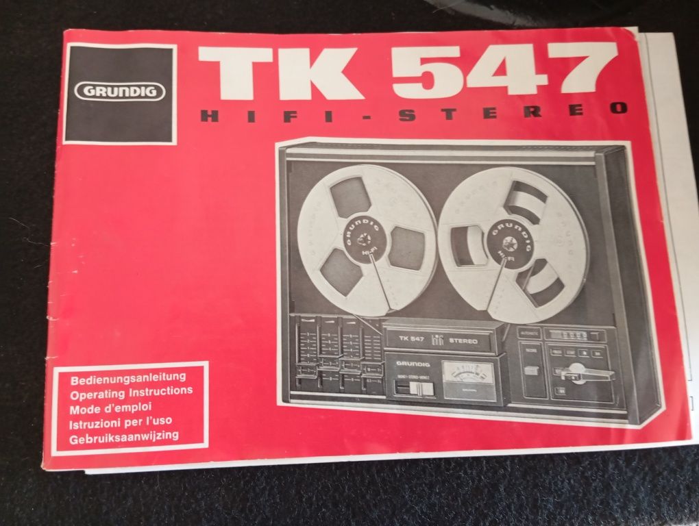 Magnetofon szpulowy Grundig TK 547