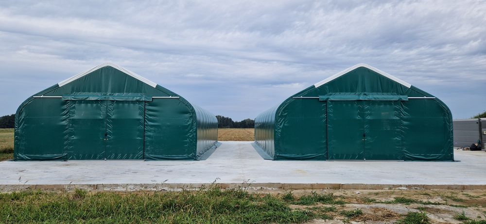 Hala łukowa 12x20x6,7m 240m2 bele garaż wiata hangar magazyn namiotowa