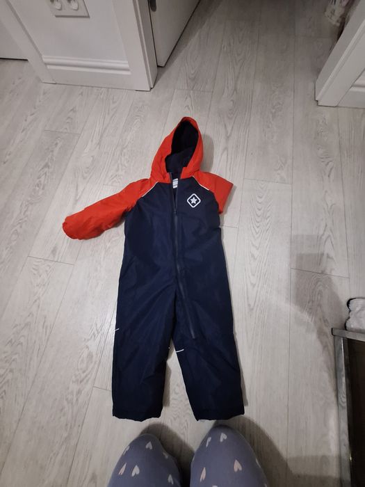 92/98 ,kombinezon zimowy chłopięcy dziewczęcy stan idealny