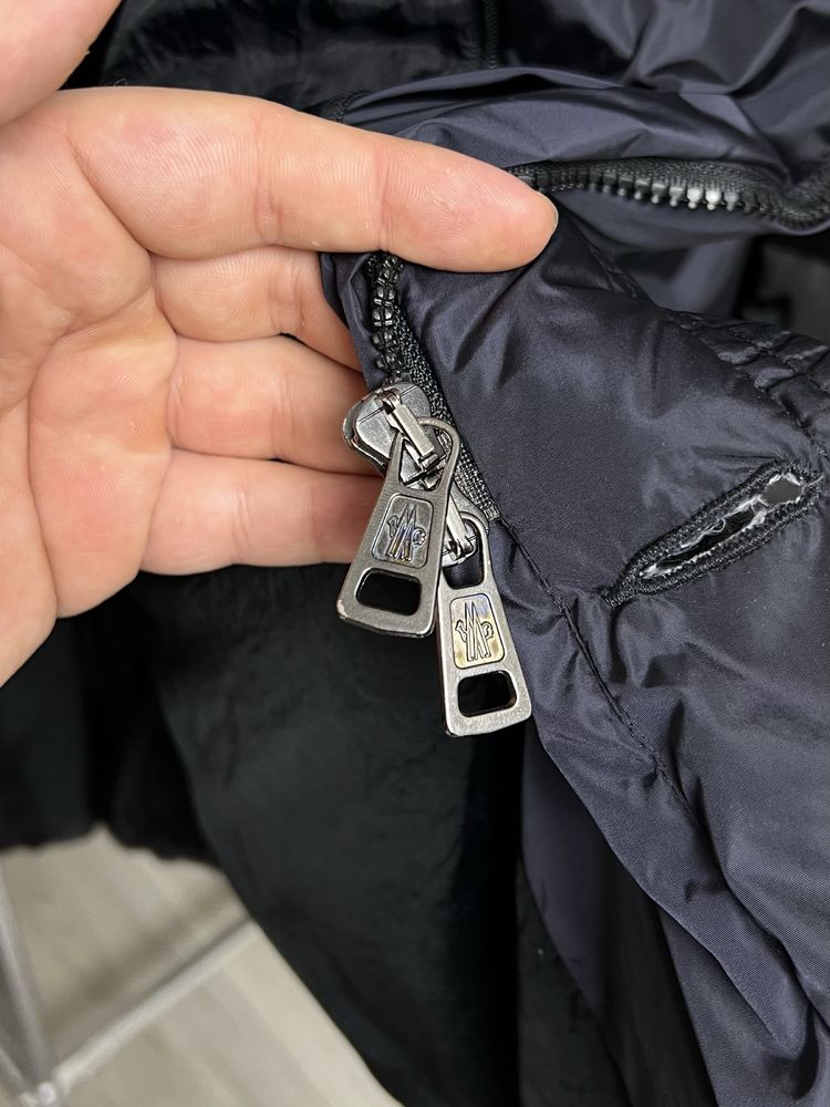 Куртка пуховик парка Moncler лого L