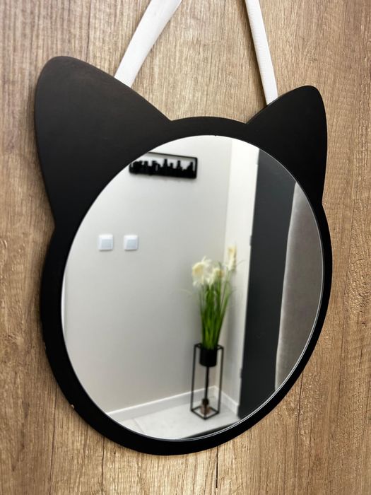 Lustro kotek średnica ok. 30 cm