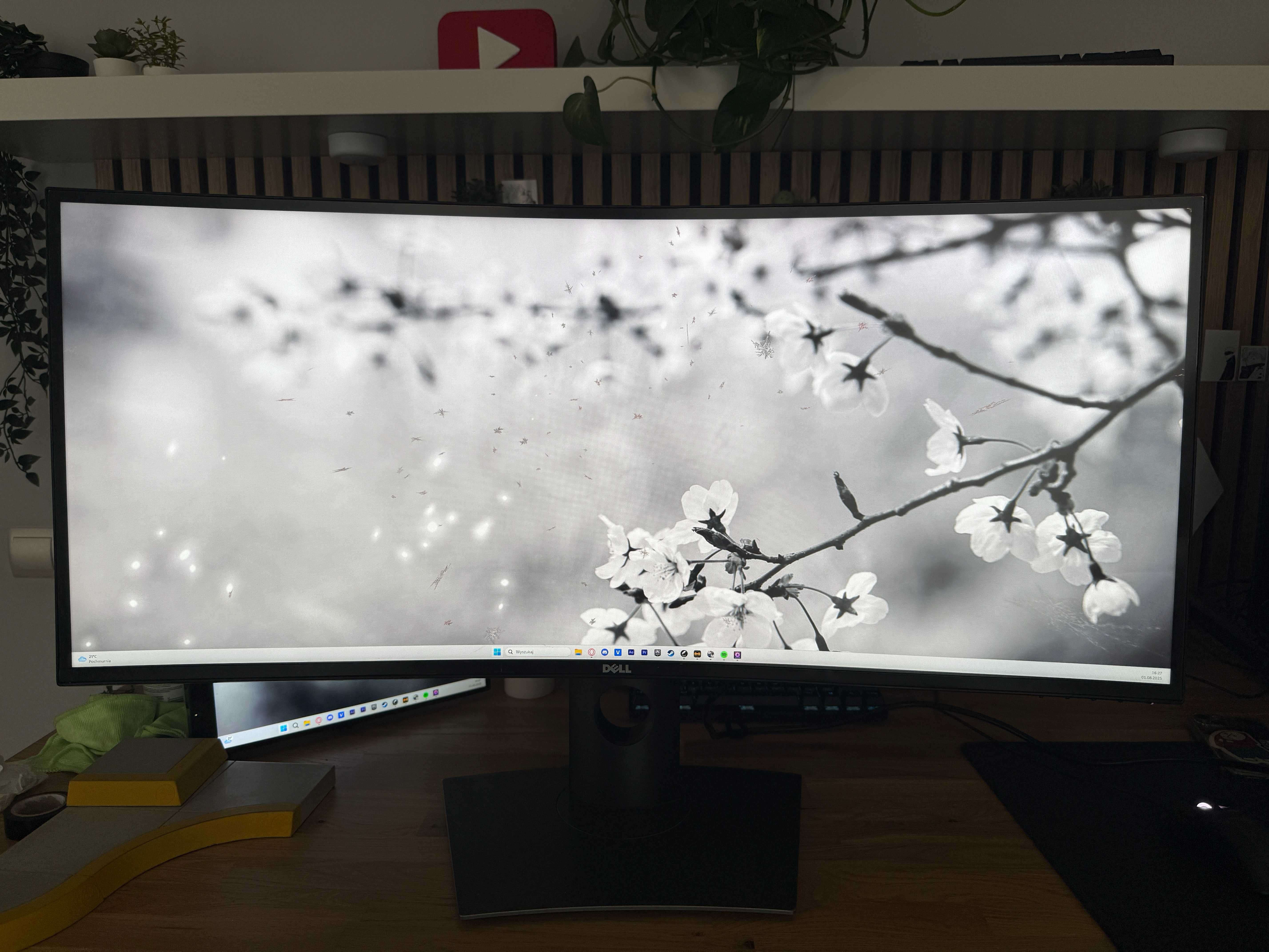 Monitor Dell U3417W 34" curved 3440x1440