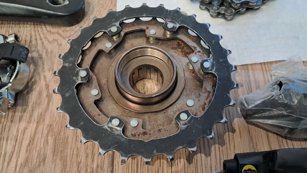 Naped rowerowy 3x7 do rowerka 20 lub 24 cale gripshift