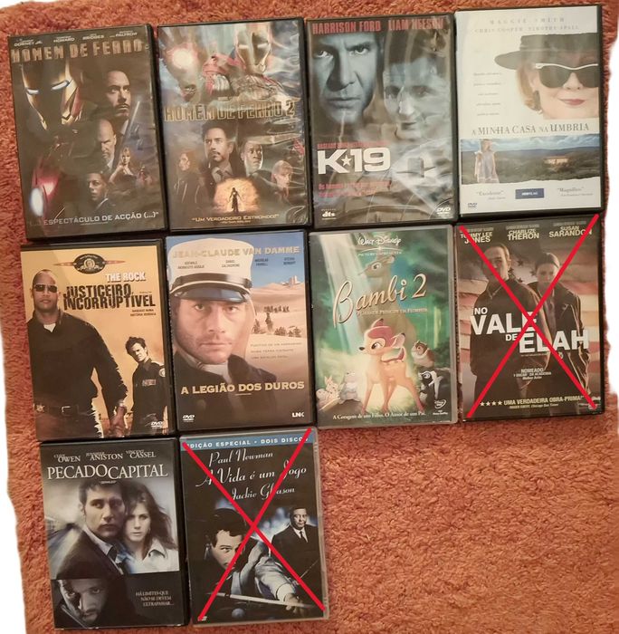 DVD's - Vários - como novos