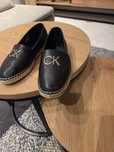 Espadryle skórzane Calvin Klein