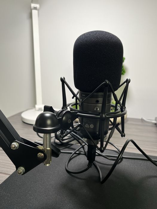 Мікрофон Audio-Technica AT2020 USB + підставки + тримач + поп-фільтр