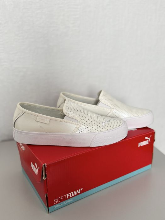Нові сліпони Puma SoftFoam+ | Білі | Оригінал | Розмір 36