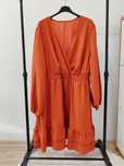 Sukienka plus size pomarańczowa 2XL shein