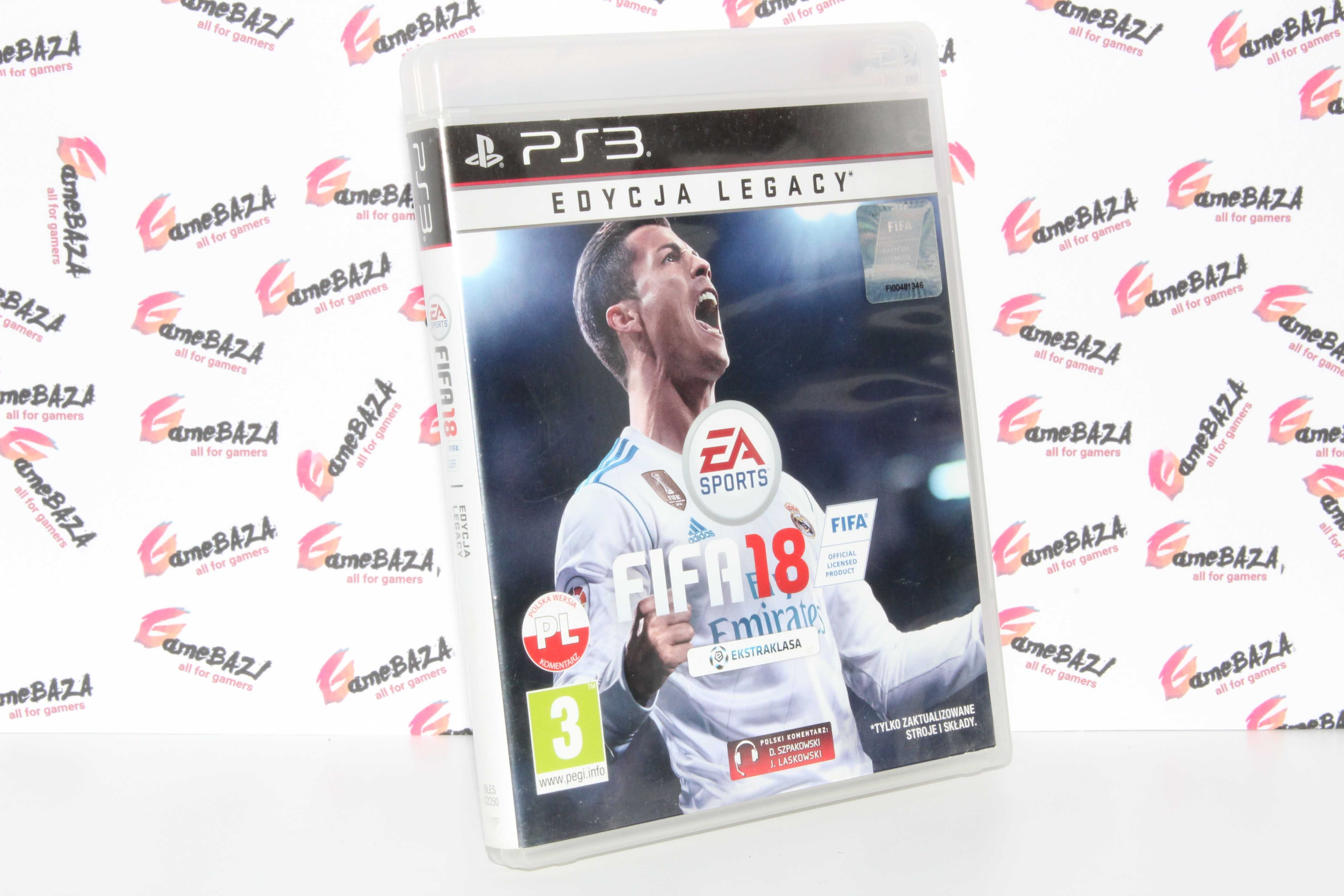 FIFA 18 Edycja Legacy PS3 PL GameBAZA