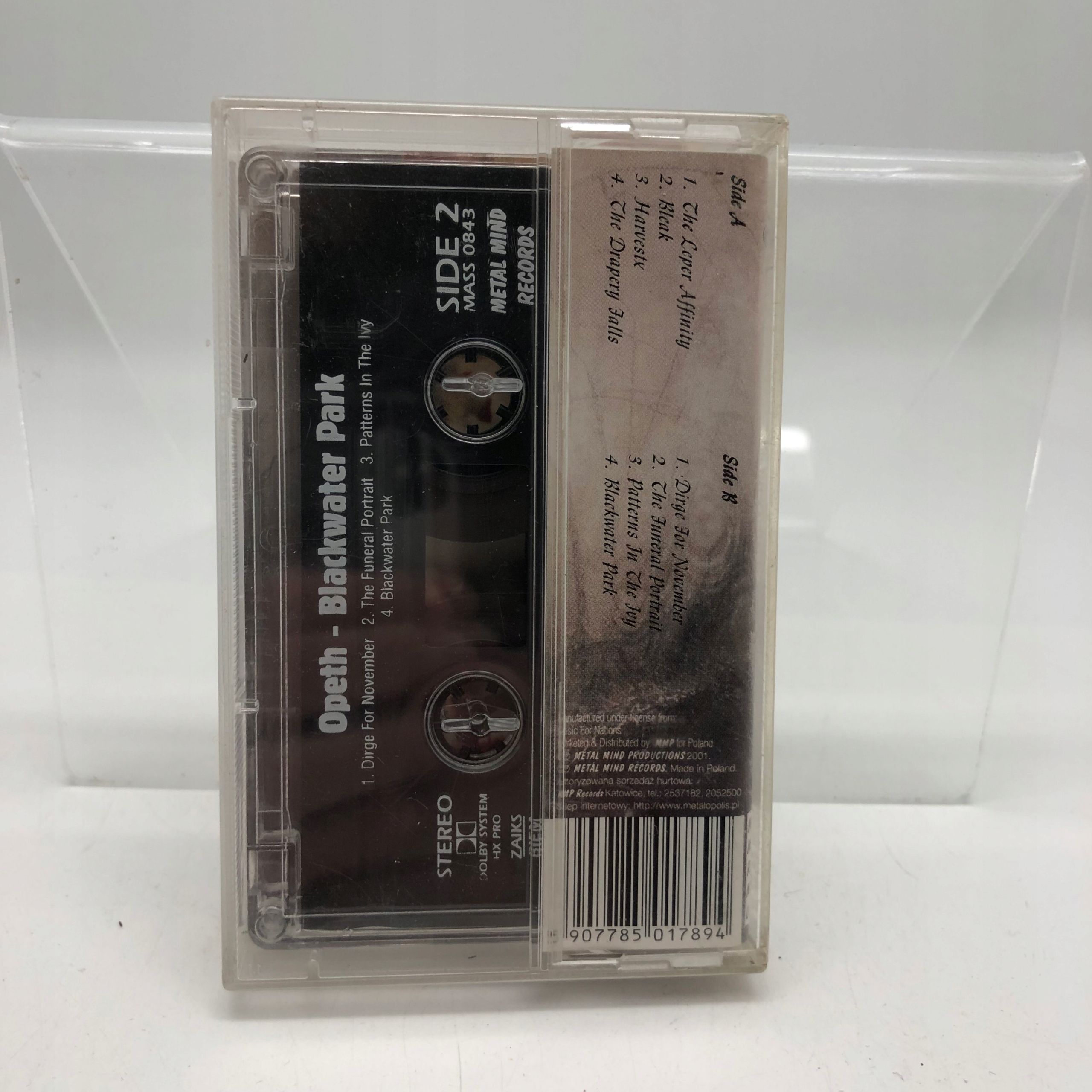 kaseta - opeth - blackwater park 2001
